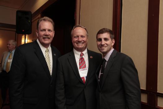 OH State Rep. John Rogers and his son with Congressman Dave Joyce (R-OH)