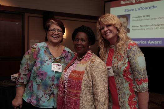 Mayor Lopez Rogers of Avondale, AZ with Congresswoman Sheila Jackson Lee (D-TX) and Stacey Olsen of NJ